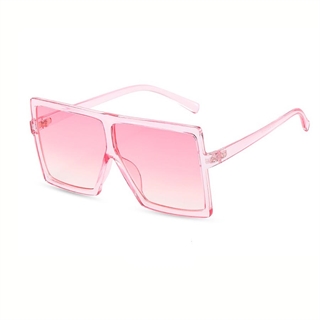 Firkantet oversize solbrille -lyserød